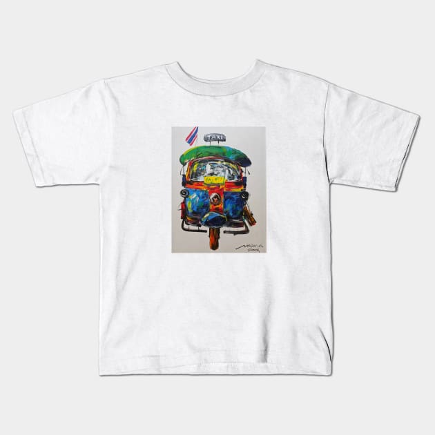 Tuk-Tuk Kids T-Shirt by eathummus